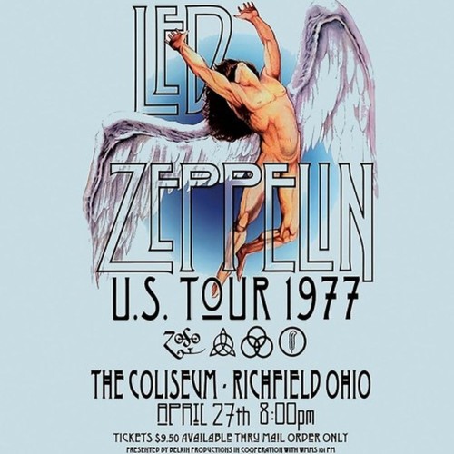 us tour 1977 - live at richfield coliseum - cleveland  27 april 1977 (splatter)